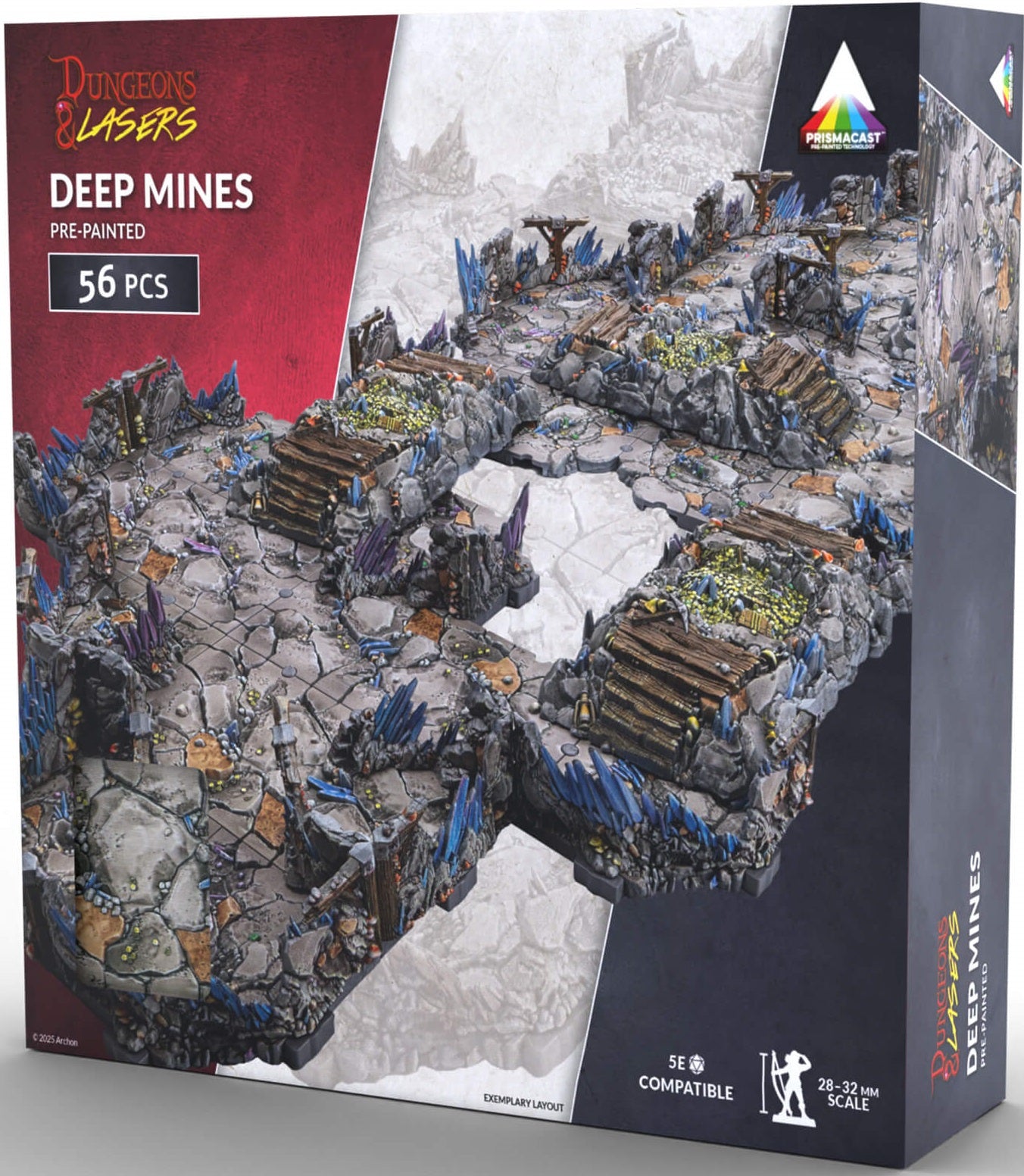 Dungeons & Lasers - Deep Mines Pre-Painted