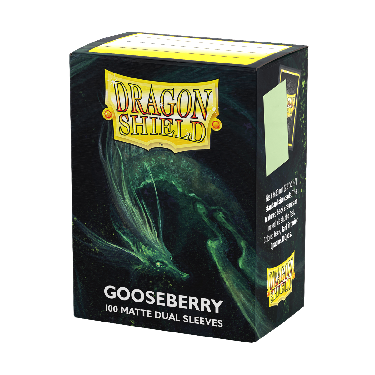 Dragon Shield Dual Matte Sleeves Gooseberry 100CT