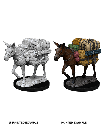 D&D Unpainted - Pack Mule