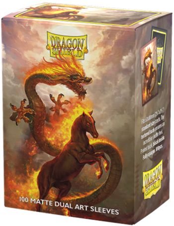 Dragon Shield Fire Horse 2026 Dual Matte Sleeves 100CT