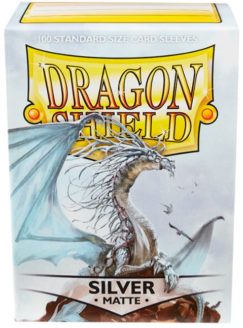 Dragon Shield Matte Sleeves Silver 100CT