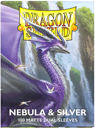Dragon Shield Dual Matte Sleeves Nebula & Silver 100CT