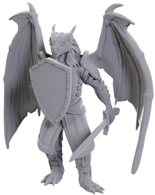 D&D Unpainted - Dragonborn of Bahamut