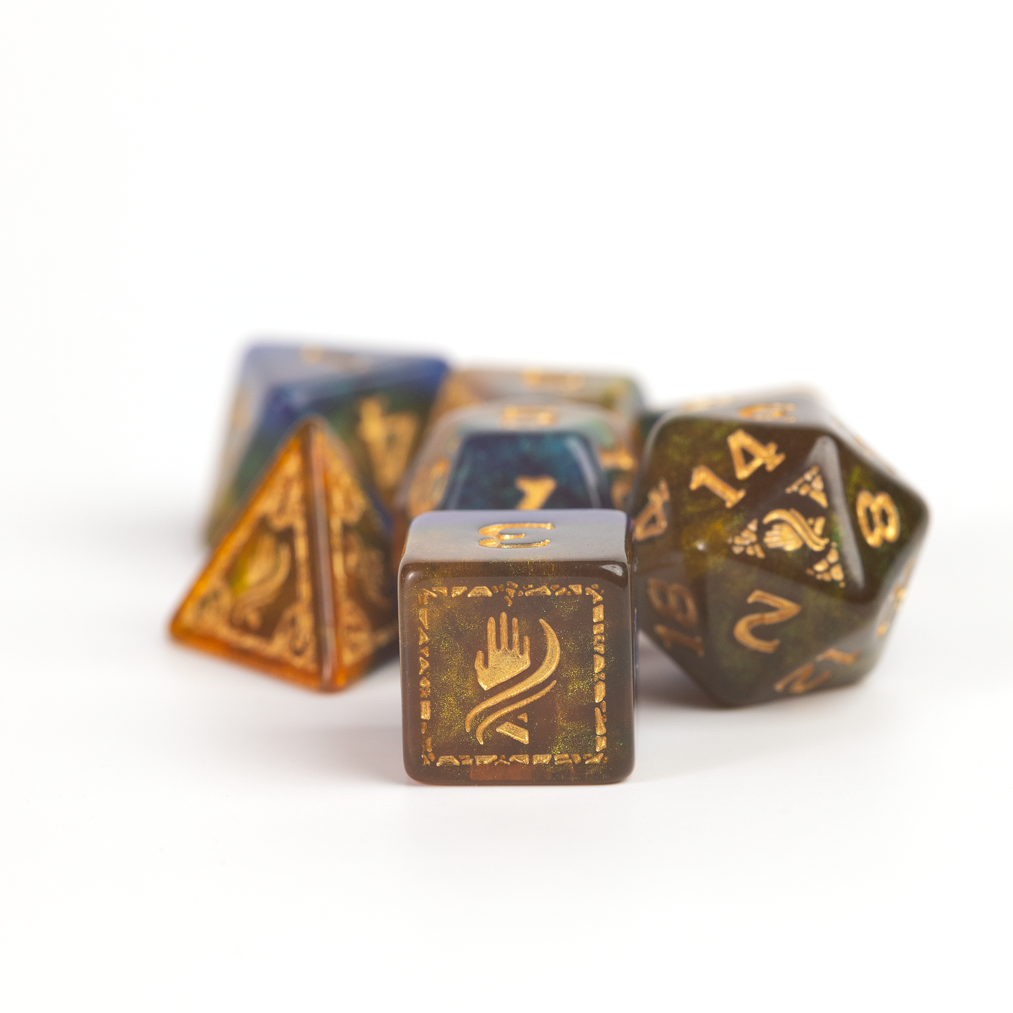 Sirius - D&D Adventure Dice Set: Monk Blue