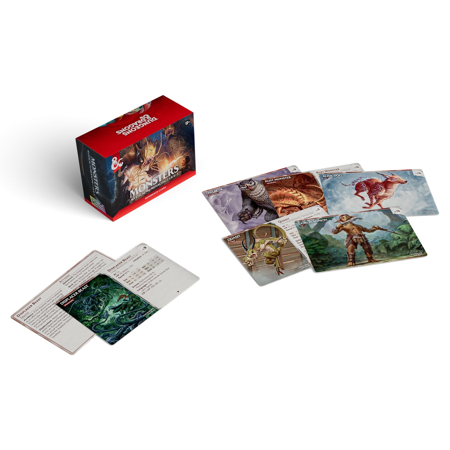 Dungeons & Dragons - Reference Cards Mystical and Menacing CR 0-5