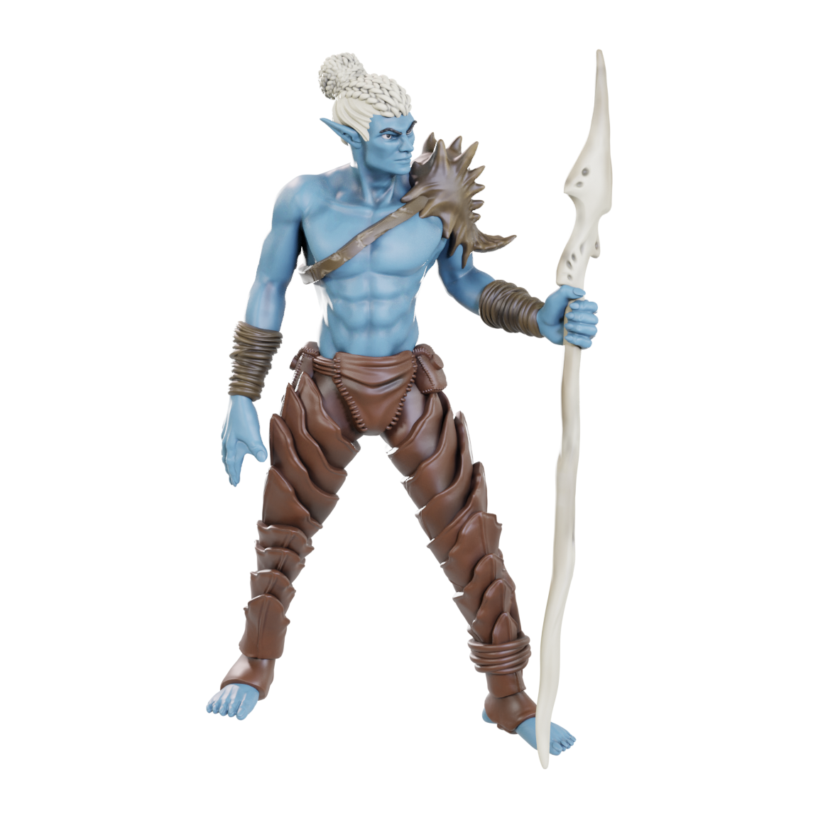 D&D Unpainted - Sea Elf Leader (90109)