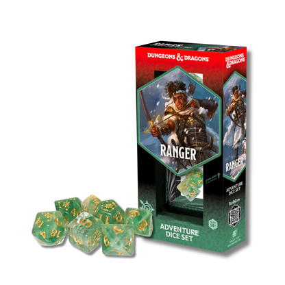 Sirius - D&D Adventure Dice Set: Ranger White/Green