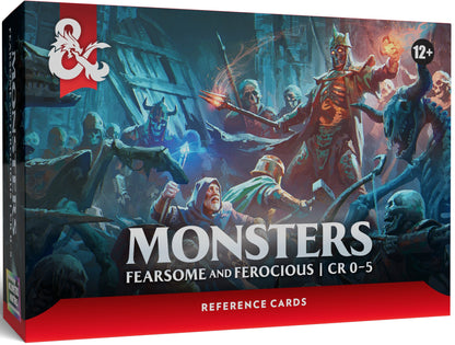 Dungeons & Dragons - Reference Cards Fearsome and Ferocious CR 0-5
