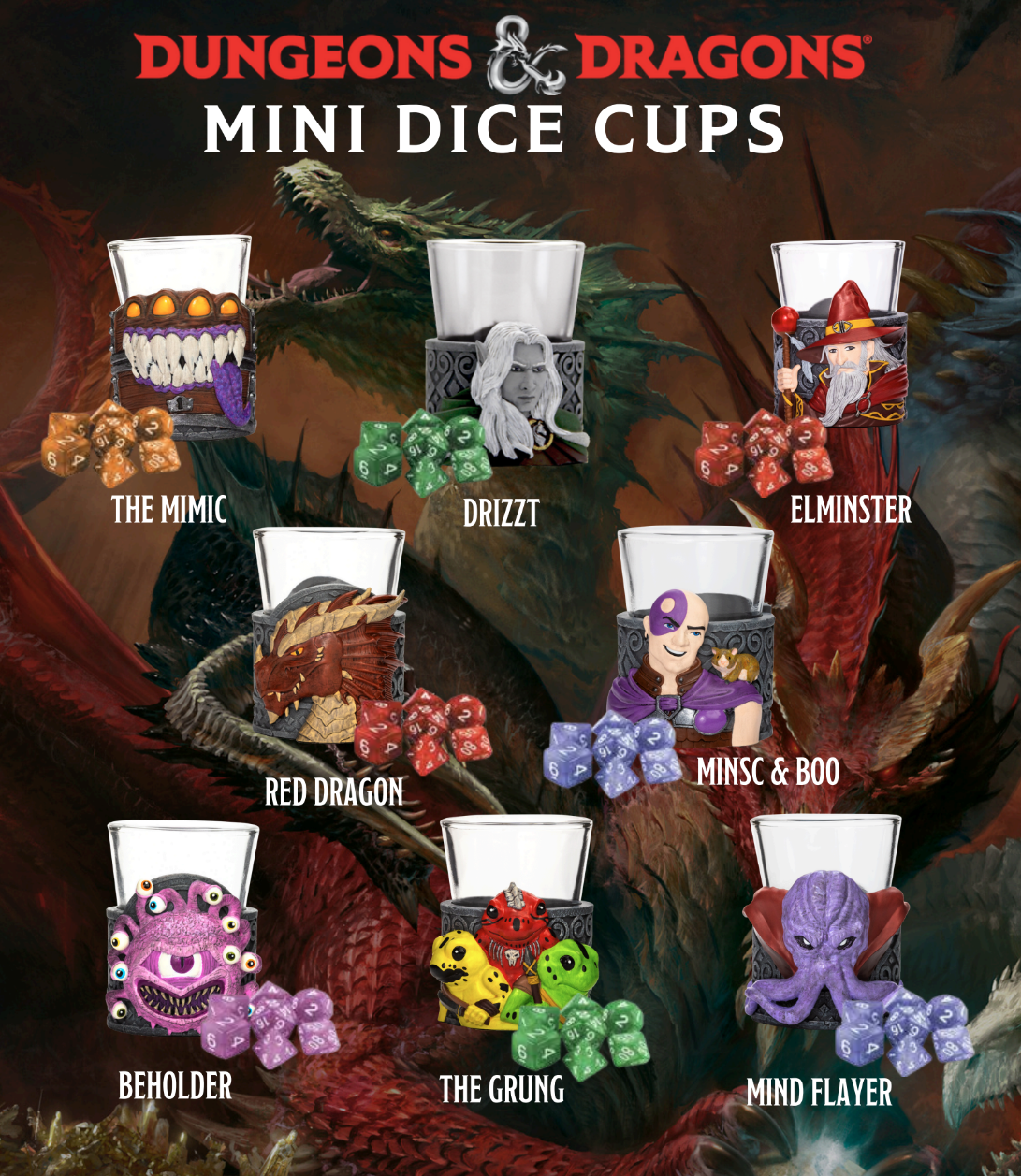 Sirius Dice - Mini Dice Cups