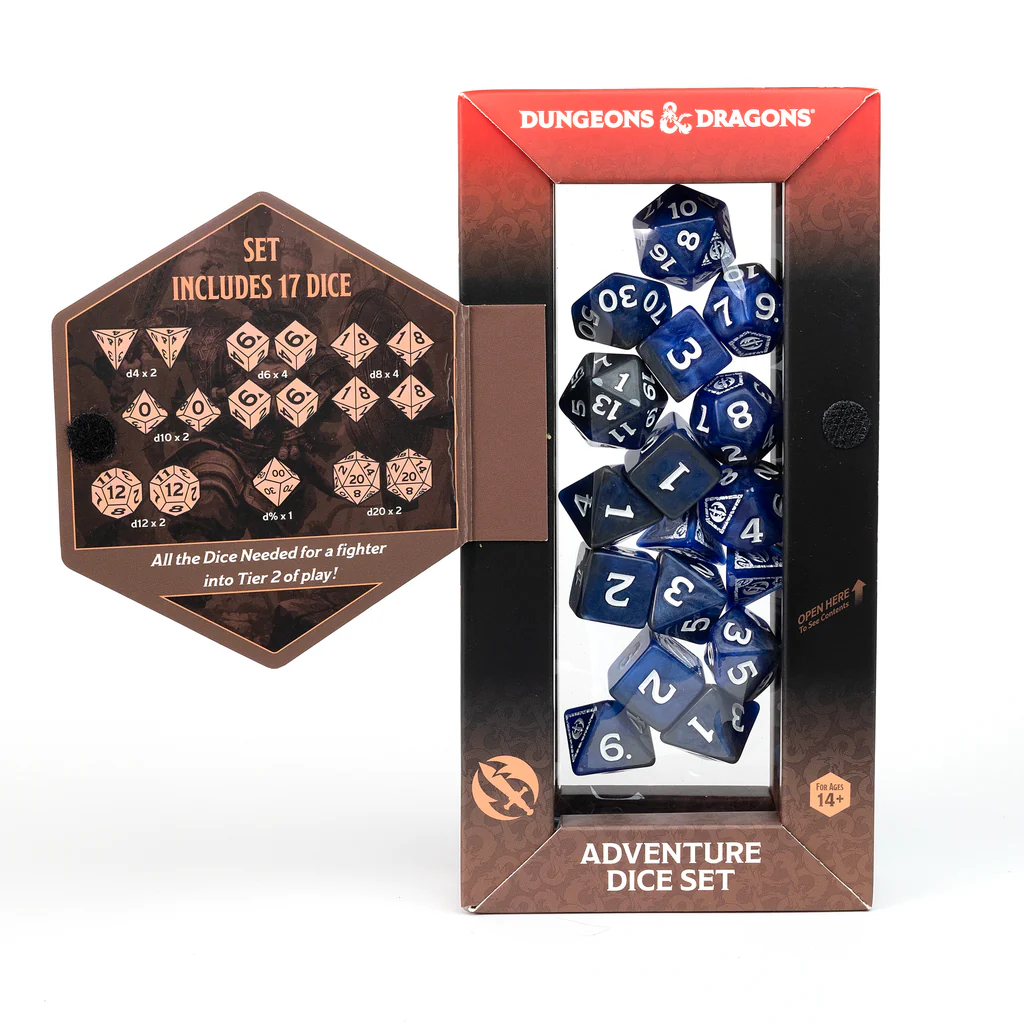 Sirius - D&D Adventure Dice Set: Fighter Blue