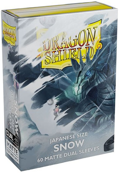 Dragon Shield Japanese Dual Matte Sleeves Snow 60CT