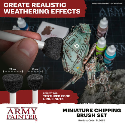 Army Painter Tools - Miniature Chipping Brush Set