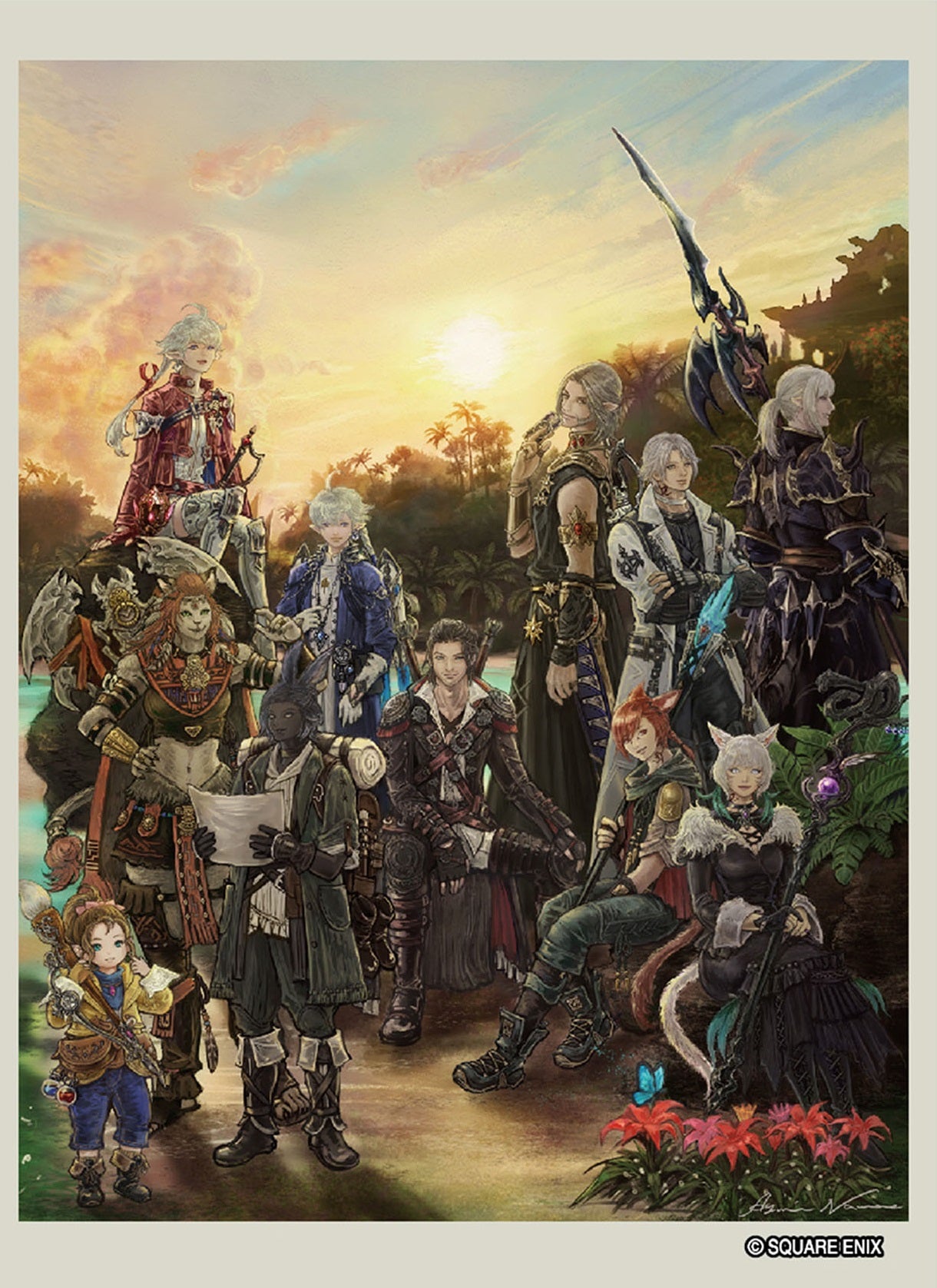 ff14 card sleeves Square Enix Standard Card Game Sleeves 60ct Final Fantasy XIV Shiva &  Ysayle (823188)