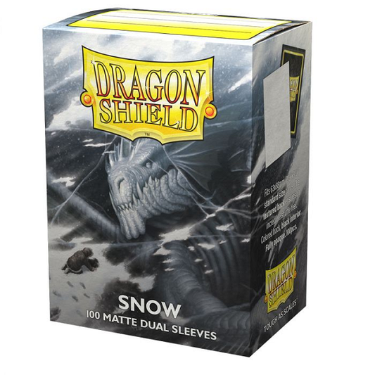 Dragon Shield Dual Matte Sleeves Snow 100CT