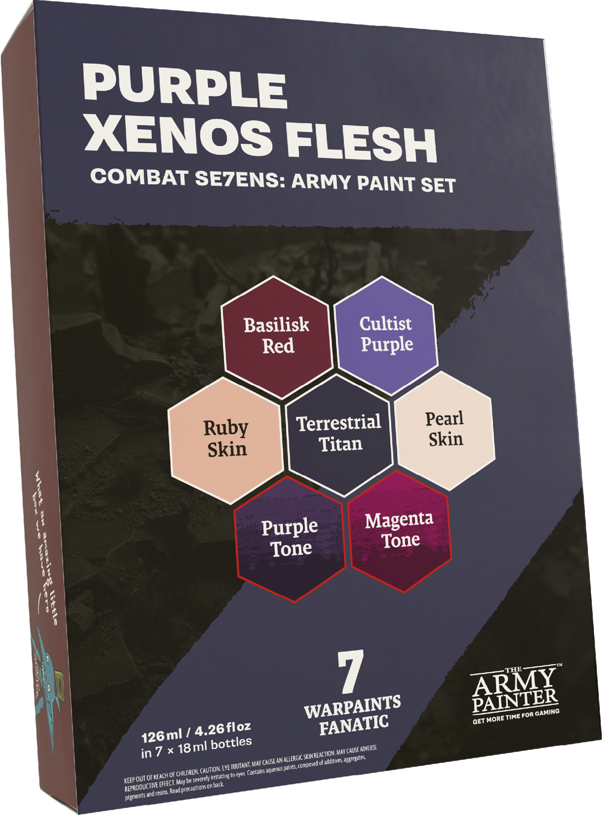 Combat Se7ens - Purple Xenos Flesh Paint Set