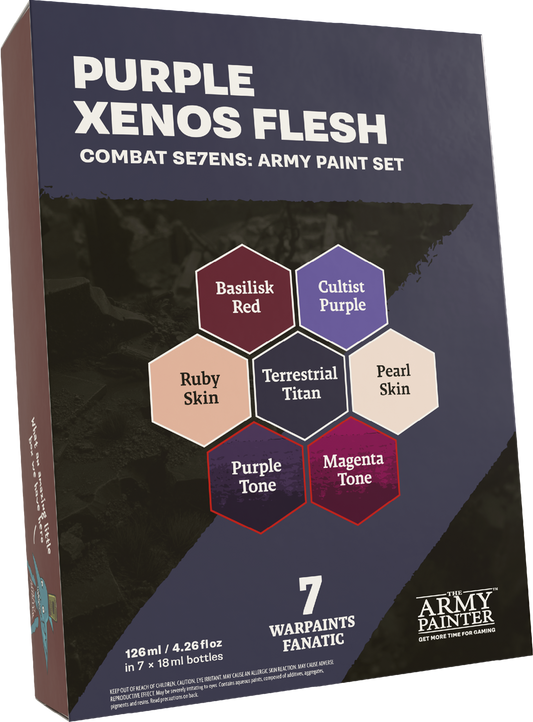Combat Se7ens - Purple Xenos Flesh Paint Set