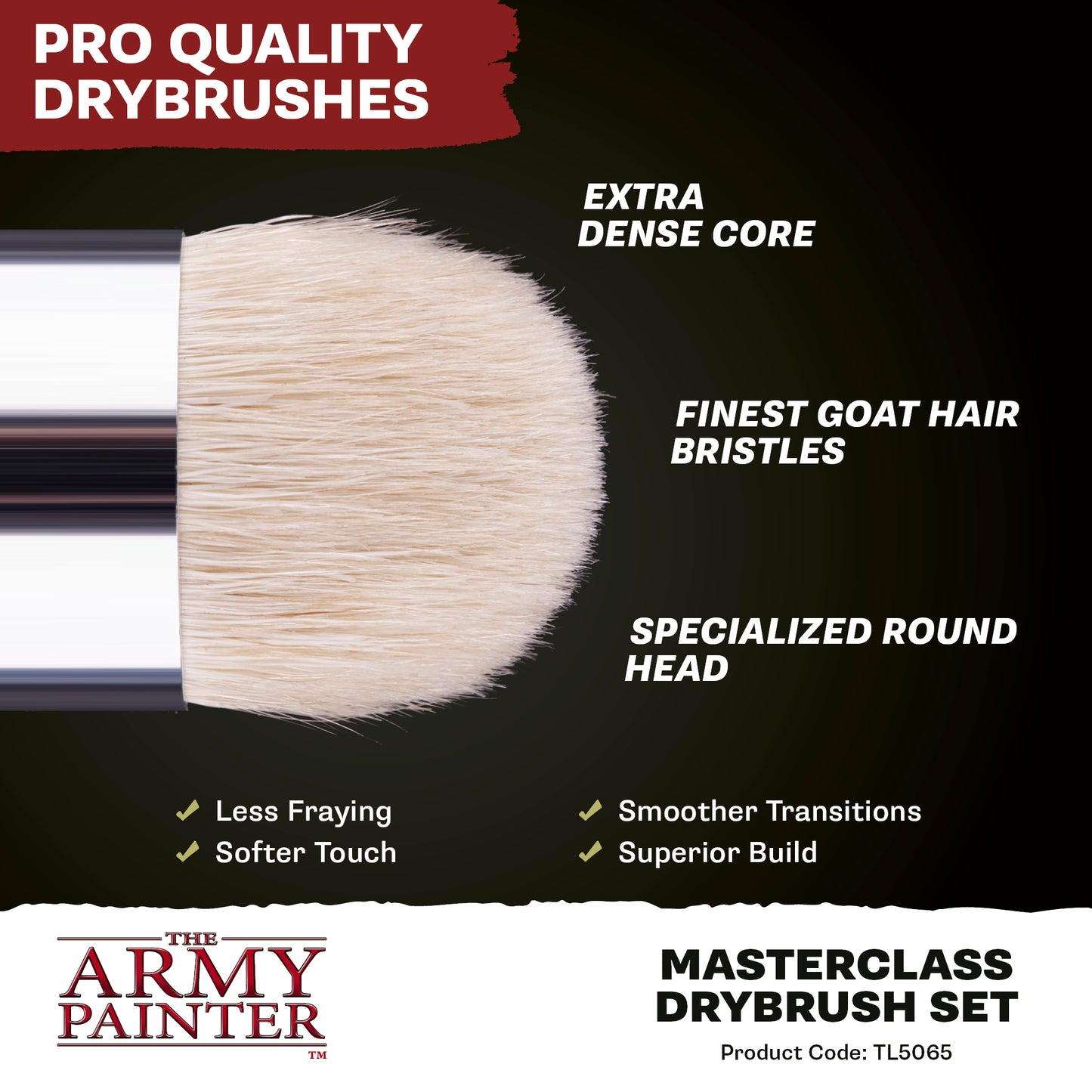 Army Painter Tools - Masterclass Drybrush Set