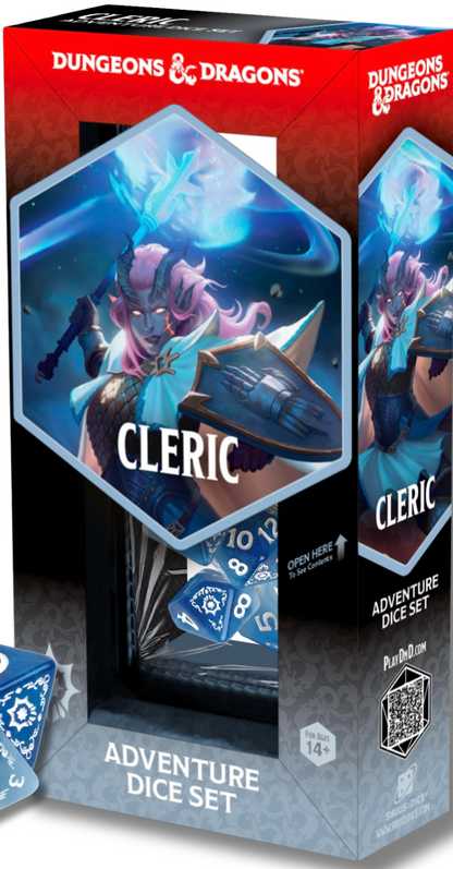 Sirius - D&D Adventure Dice Set: Cleric White/Blue