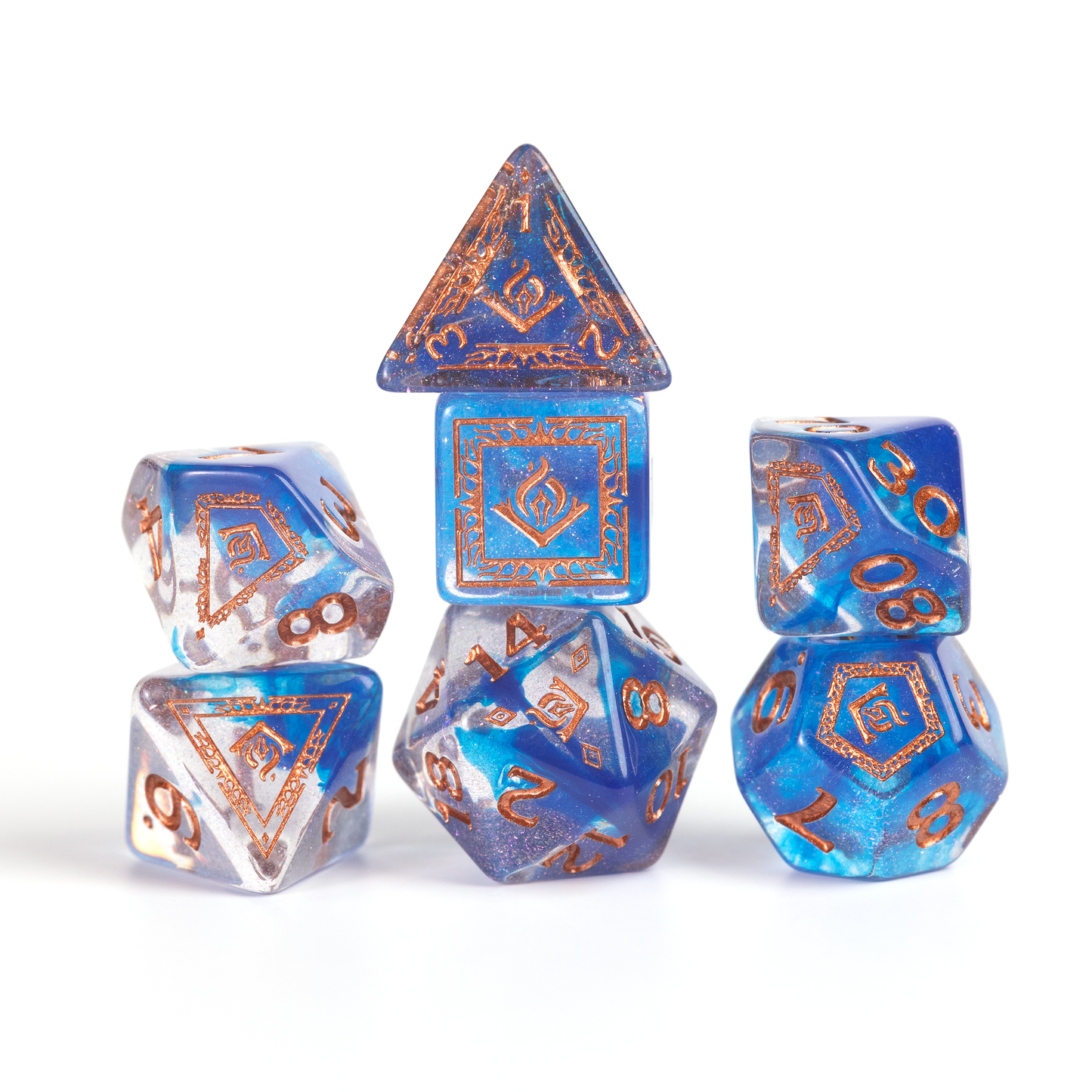 Sirius - D&D Adventure Dice Set: Wizard Blue