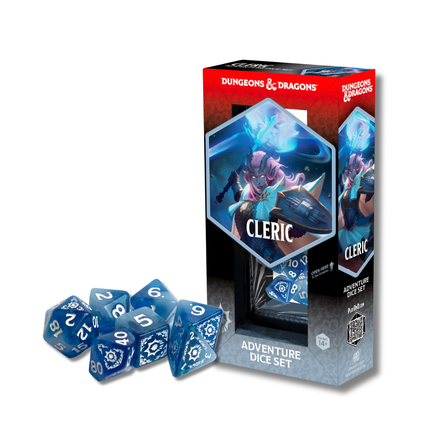 Sirius - D&D Adventure Dice Set: Cleric White/Blue