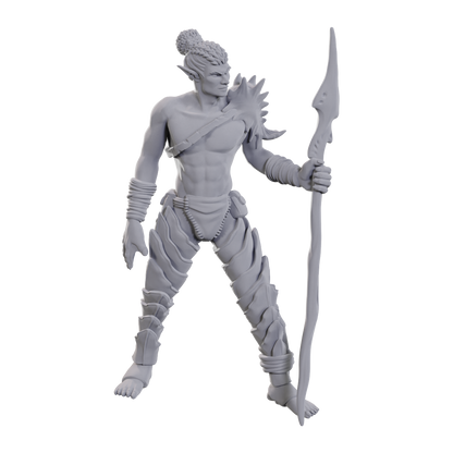 D&D Unpainted - Sea Elf Leader (90109)