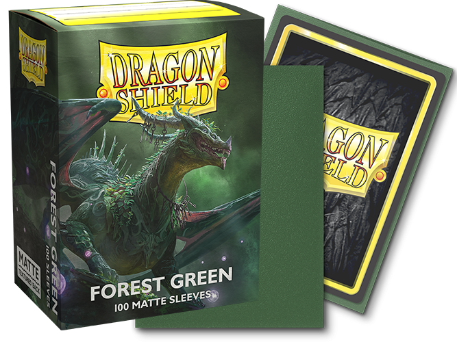 Dragon Shield Matte Sleeves Forest Green 100CT