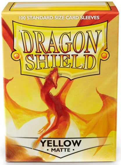 Dragon Shield Matte Sleeves Yellow 100CT
