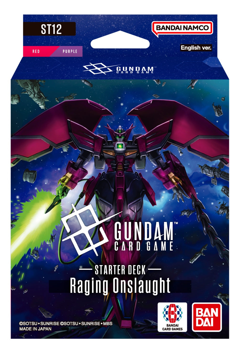 Gundam CG Starter Deck ST-12 Raging Onslaught