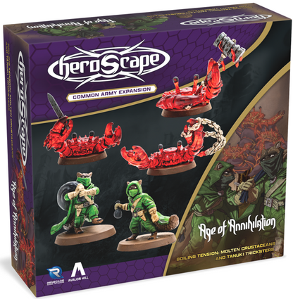 Heroscape - Boiling Tension: Molten Crustaceans and Tanuki Tricksters