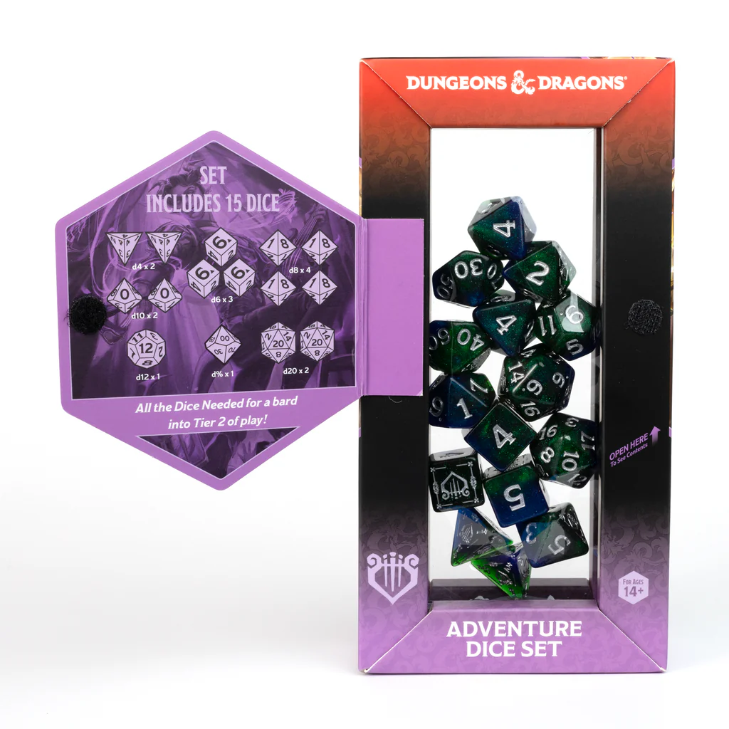 Sirius - D&D Adventure Dice Set: Bard Blue