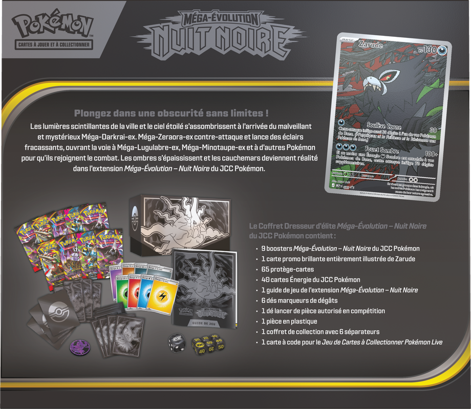 Méga-Evolution: Nuit Noire - Coffret Dresseur d'Elite (FR)