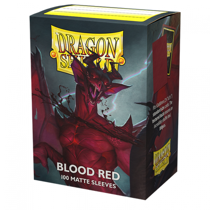 Dragon Shield Matte Sleeves Blood Red 100CT