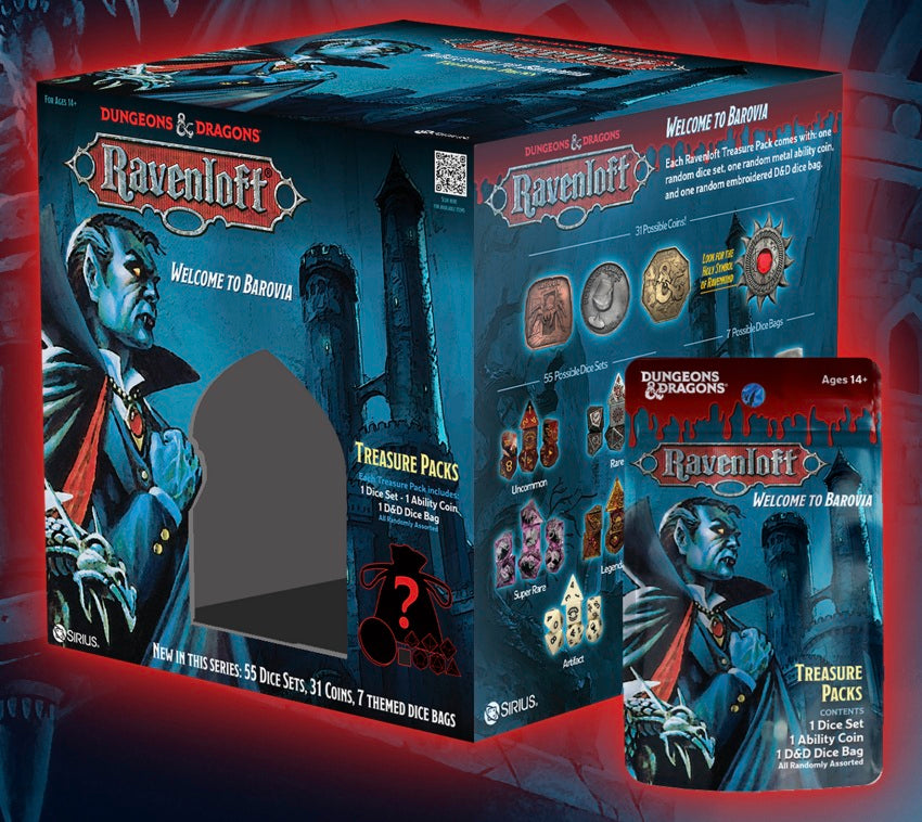 Sirius Dice - Ravenloft Treasure Pack Dice Set