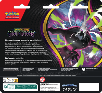 Méga-Evolution: Nuit Noire - 3 Pack Blister [Opermine] (FR)