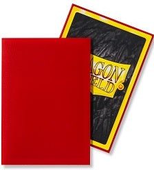 Dragon Shield Japanese Matte Sleeves Crimson 60CT