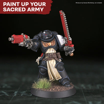 Combat Se7ens - Black Relic Armour Paint Set