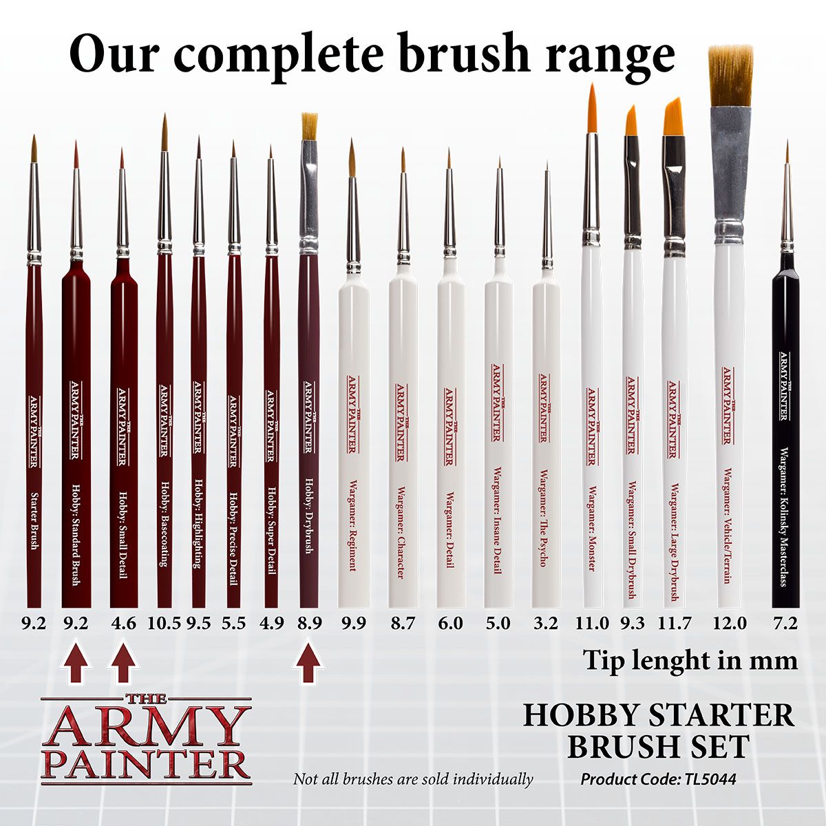 Army Painter Tools - Hobby Starter Brush Set