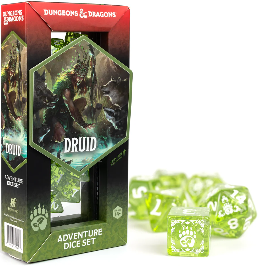 Sirius - D&D Adventure Dice Set: Druid Green