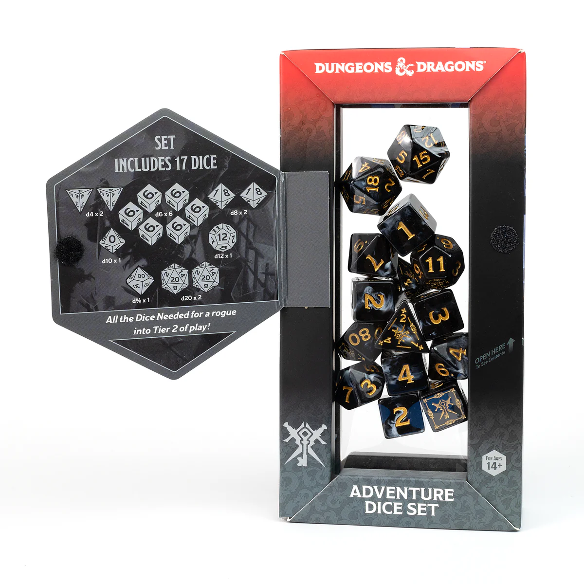 Sirius - D&D Adventure Dice Set: Rogue Black