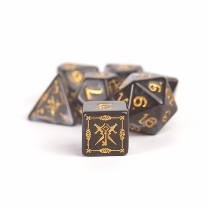 Sirius - D&D Adventure Dice Set: Rogue Black