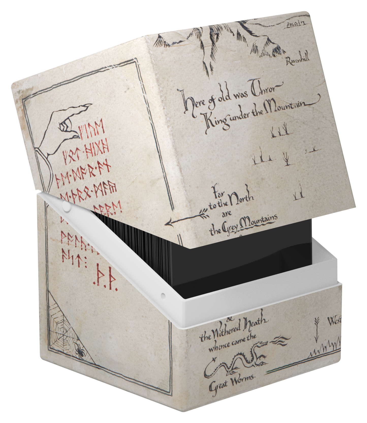 UG Deck Case Boulder 100+ The Hobbit Thror's Map