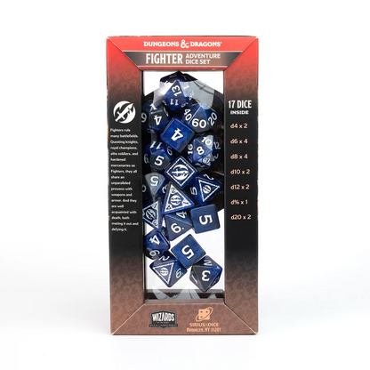 Sirius - D&D Adventure Dice Set: Fighter Blue