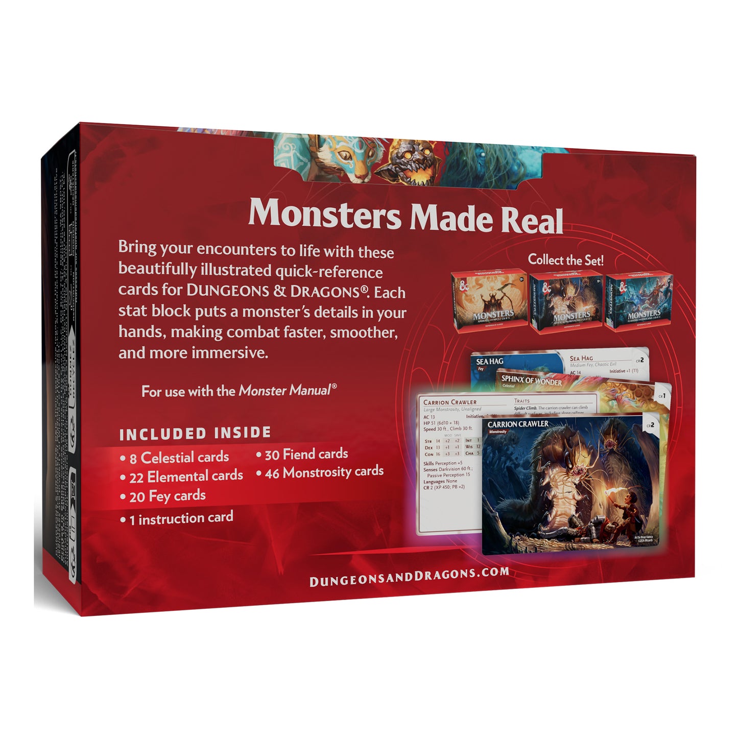Dungeons & Dragons - Reference Cards Mystical and Menacing CR 0-5