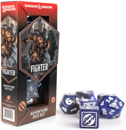 Sirius - D&D Adventure Dice Set: Fighter Blue