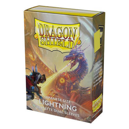 Dragon Shield Japanese Dual Matte Sleeves Lightning 60CT