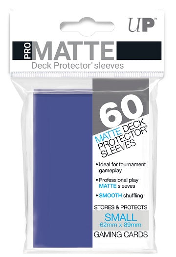 UP PRO-Matte Small Sleeves Blue 60CT