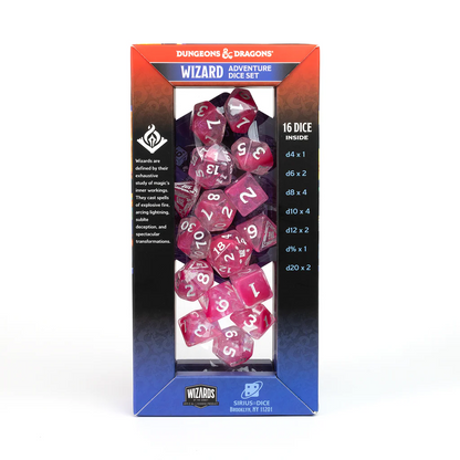 Sirius - D&D Adventure Dice Set: Wizard Fuchsia