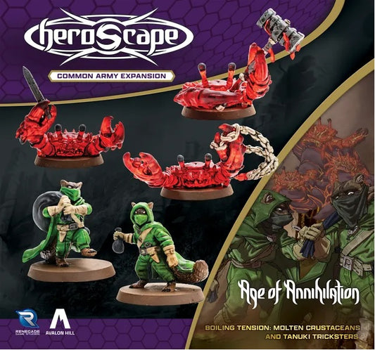 Heroscape - Boiling Tension: Molten Crustaceans and Tanuki Tricksters