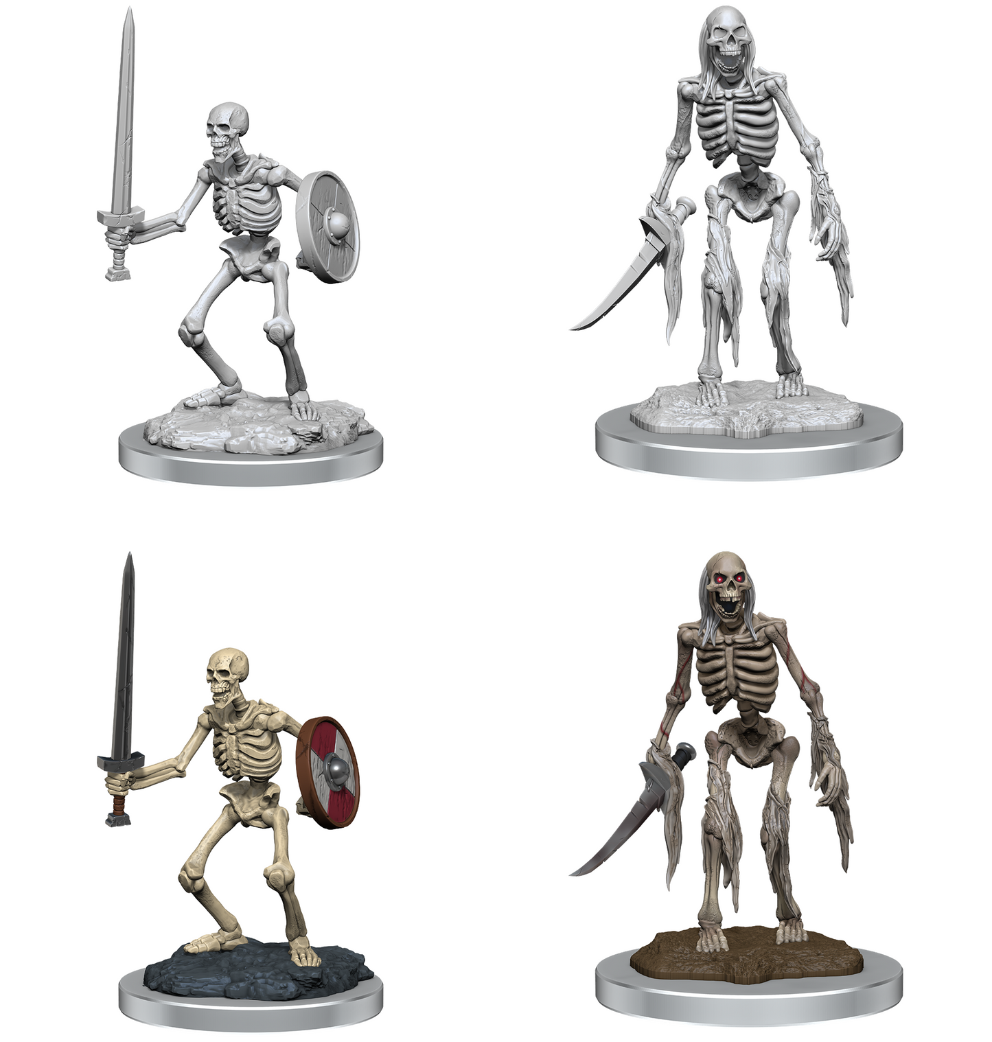 D&D Unpainted - Skeletons v2