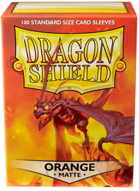 Dragon Shield Matte Sleeves Orange 100CT